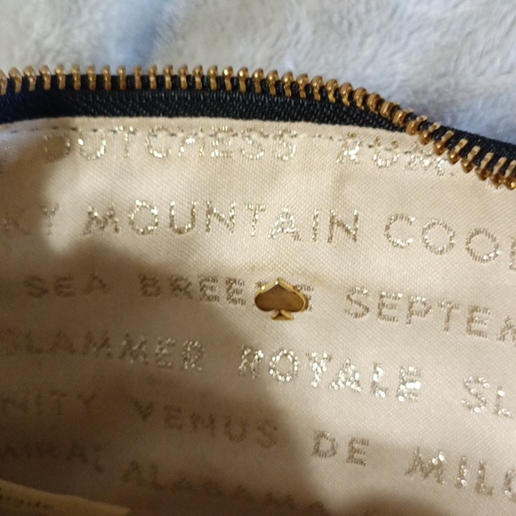 Kate Spade Wristlet black bow clutch - Picture 6 of 8